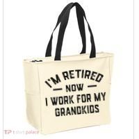 I’m Retired Now I Work For My Grandkids Tote Bag thumb 2
