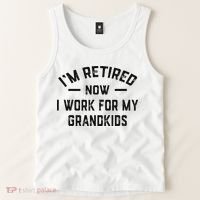 I’m Retired Now I Work For My Grandkids Tank Top thumb 2