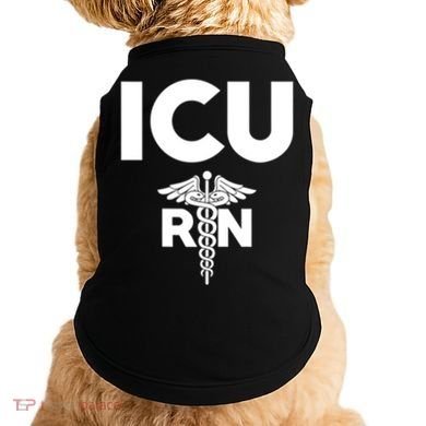 Icu Registered Nurse Intensive Care Unit Rn Staff Gift Doggie Tank