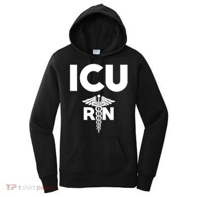 Icu Registered Nurse Intensive Care Unit Rn Staff Gift Women's Hoodie