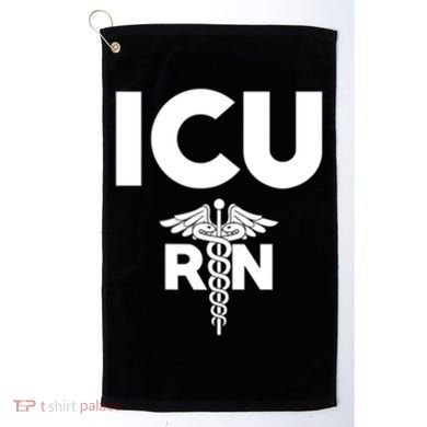 Icu Registered Nurse Intensive Care Unit Rn Staff Gift Golf Towel