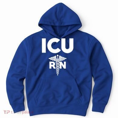 Icu Registered Nurse Intensive Care Unit Rn Staff Gift Hoodie