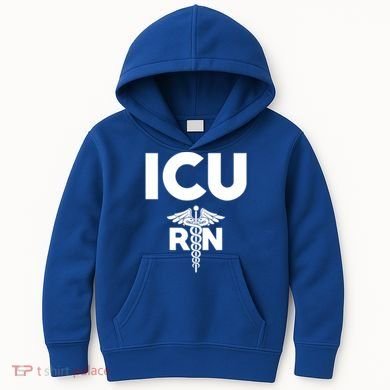 Icu Registered Nurse Intensive Care Unit Rn Staff Gift Kids Hoodie