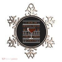 I Run On Espresso Martini And Christmas Cheer Ugly Sweater Ornament thumb 0