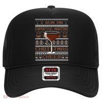 I Run On Espresso Martini And Christmas Cheer Ugly Sweater Hat thumb 0