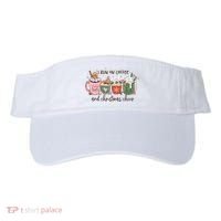 I Run On Coffee And Christmas Cheer Cute Holiday Visor thumb 0