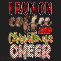 I Run On Coffee And Christmas Cheer Women's Sweatshirt thumb 2
