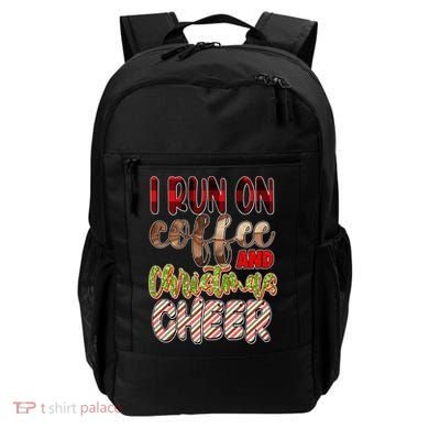 I Run On Coffee And Christmas Cheer Backpack