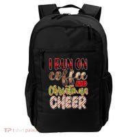 I Run On Coffee And Christmas Cheer Backpack thumb 0