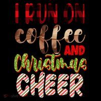 I Run On Coffee And Christmas Cheer Coffee Mug thumb 5