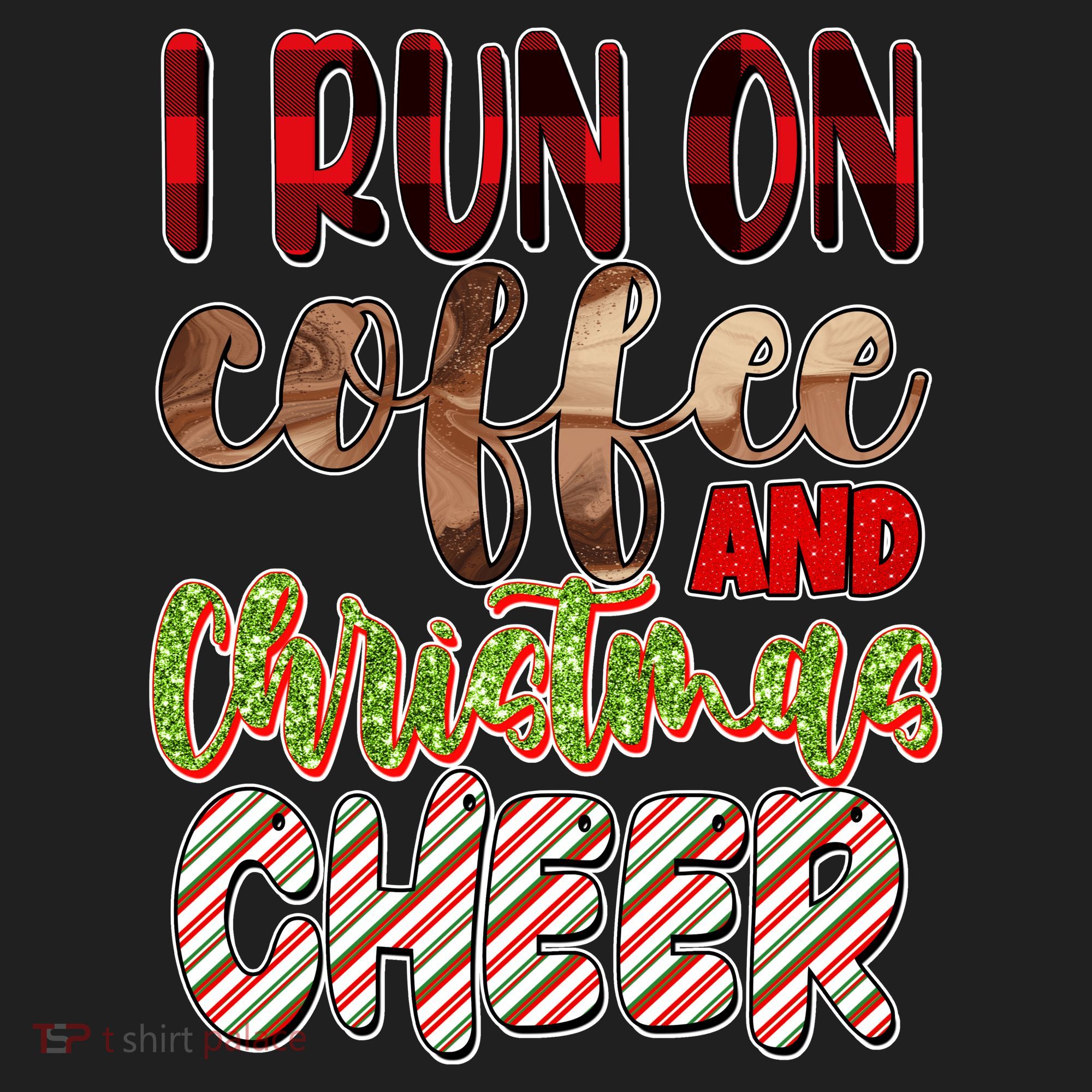 I Run On Coffee And Christmas Cheer Beanie