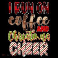 I Run On Coffee And Christmas Cheer Women's Hoodie thumb 2