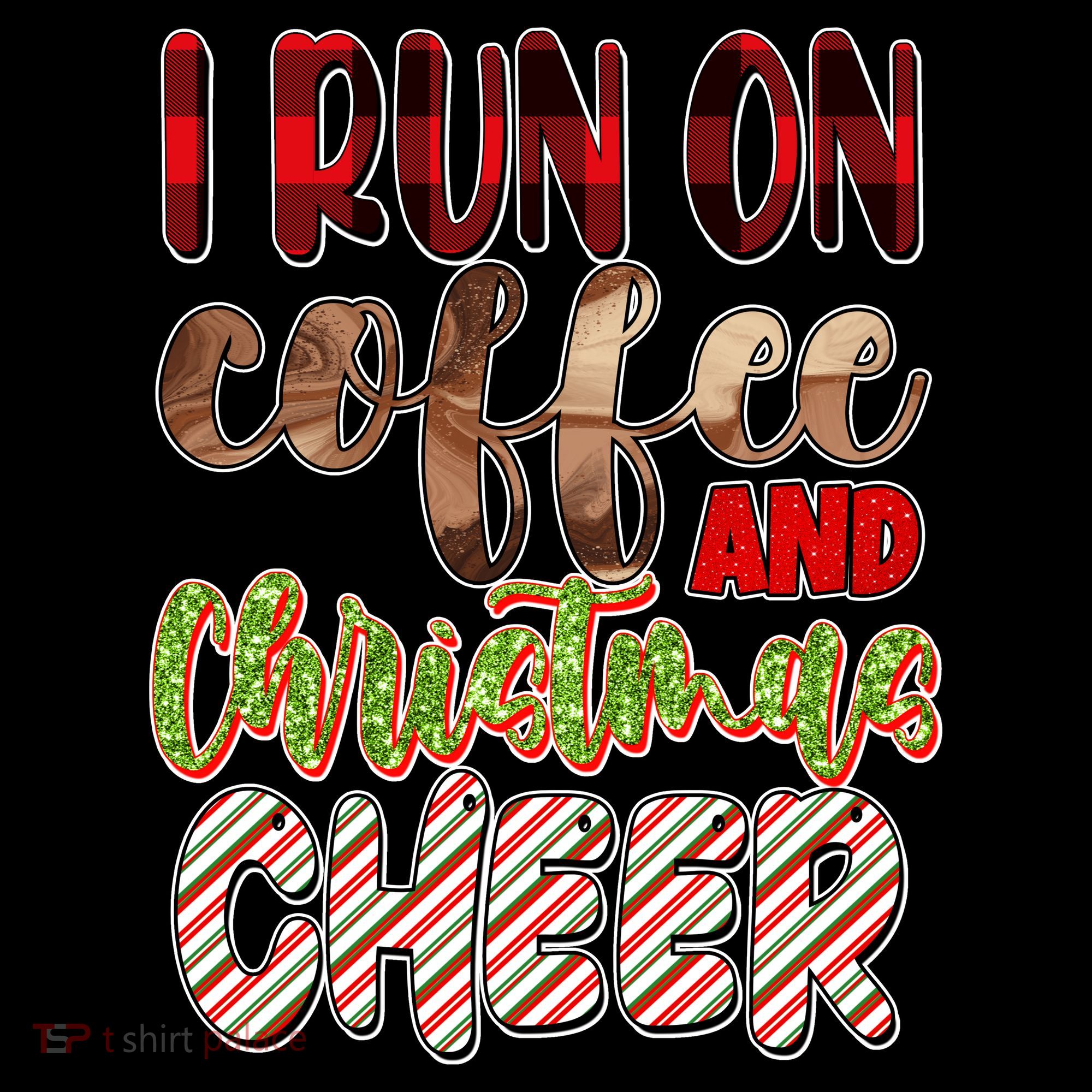 I Run On Coffee And Christmas Cheer Women's Hoodie