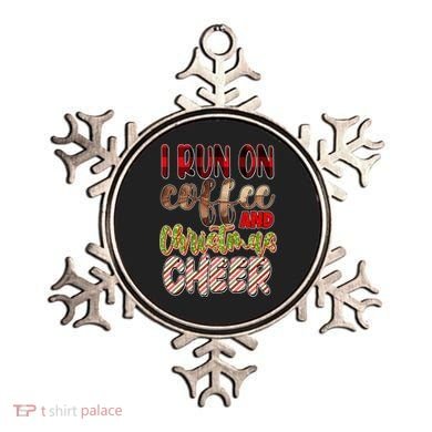 I Run On Coffee And Christmas Cheer Ornament