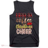 I Run On Coffee And Christmas Cheer Tank Top thumb 0