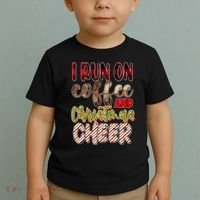 I Run On Coffee And Christmas Cheer Toddler T-Shirt thumb 2