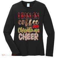I Run On Coffee And Christmas Cheer Women's Long Sleeve Shirt thumb 0