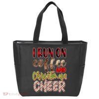 I Run On Coffee And Christmas Cheer Tote Bag thumb 0