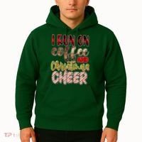 I Run On Coffee And Christmas Cheer Hoodie thumb 2