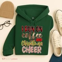 I Run On Coffee And Christmas Cheer Hoodie thumb 4