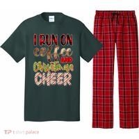 I Run On Coffee And Christmas Cheer Pajama Set thumb 0
