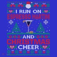 I Run On Espresso Martini And Christmas Cheer Ugly Sweater Gift Hoodie thumb 7