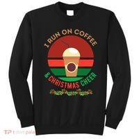 I Run On Coffee And Christmas Cheer Sweatshirt thumb 0