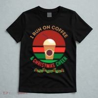 I Run On Coffee And Christmas Cheer T-Shirt thumb 5