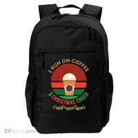 I Run On Coffee And Christmas Cheer Backpack thumb 0