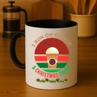 I Run On Coffee And Christmas Cheer Coffee Mug thumb 4