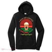 I Run On Coffee And Christmas Cheer Women's Hoodie thumb 0