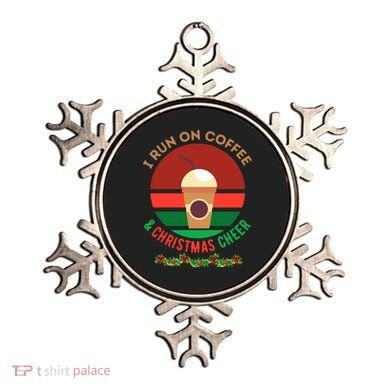 I Run On Coffee And Christmas Cheer Ornament