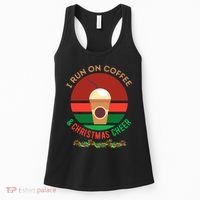 I Run On Coffee And Christmas Cheer Women's Tank Top thumb 0