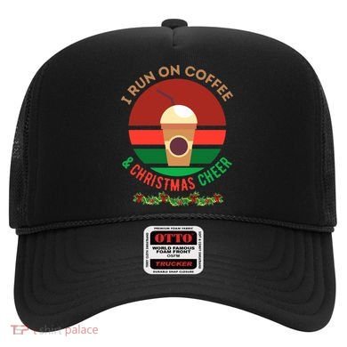 I Run On Coffee And Christmas Cheer Hat