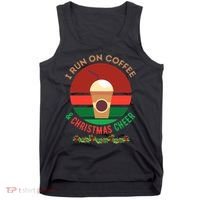 I Run On Coffee And Christmas Cheer Tank Top thumb 0