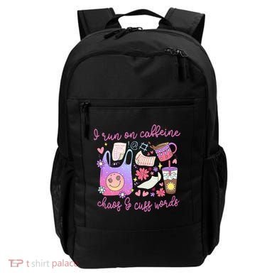 I Run On Caffeine Chaos And Cuss Words Backpack