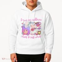 I Run On Caffeine Chaos And Cuss Words Hoodie thumb 2