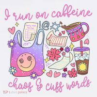 I Run On Caffeine Chaos And Cuss Words Hoodie thumb 7