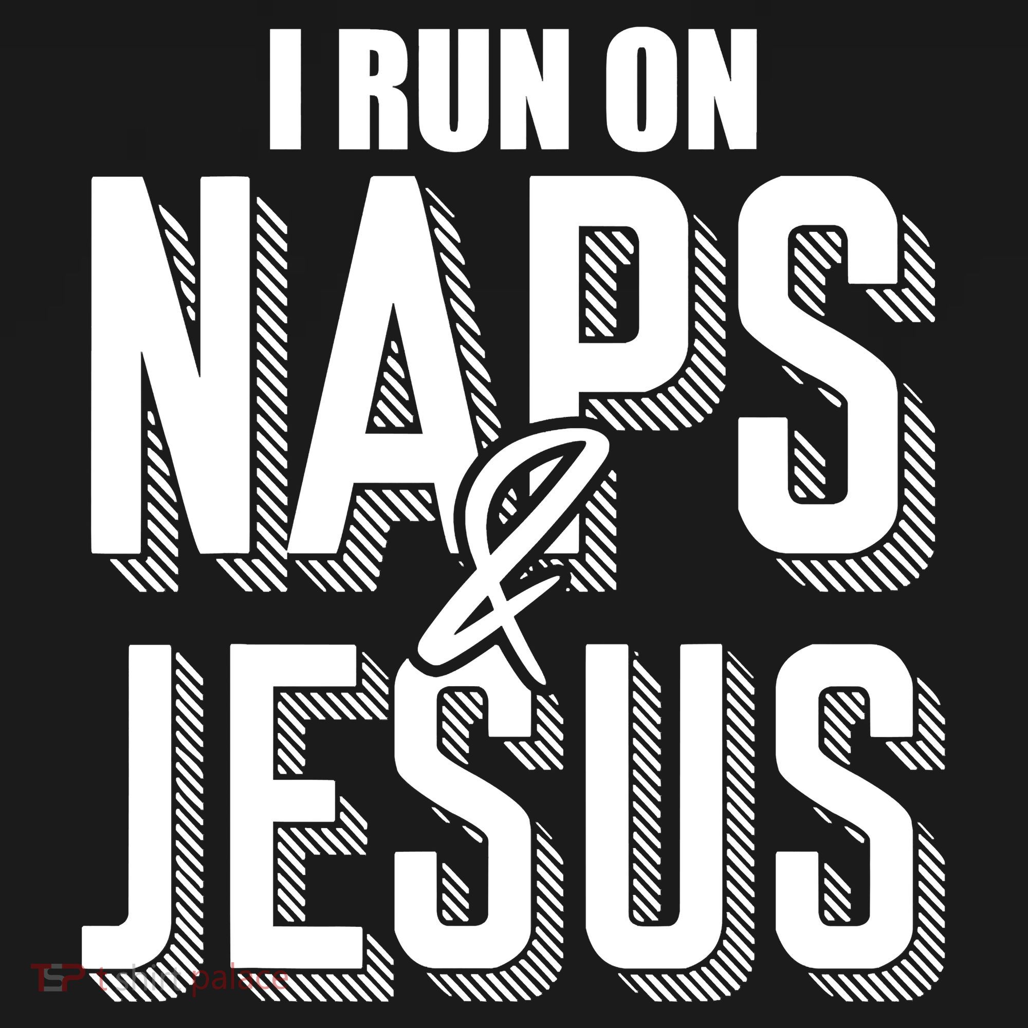 I Run On Naps And Jesus Religion God Church Funny Christian Mousepad