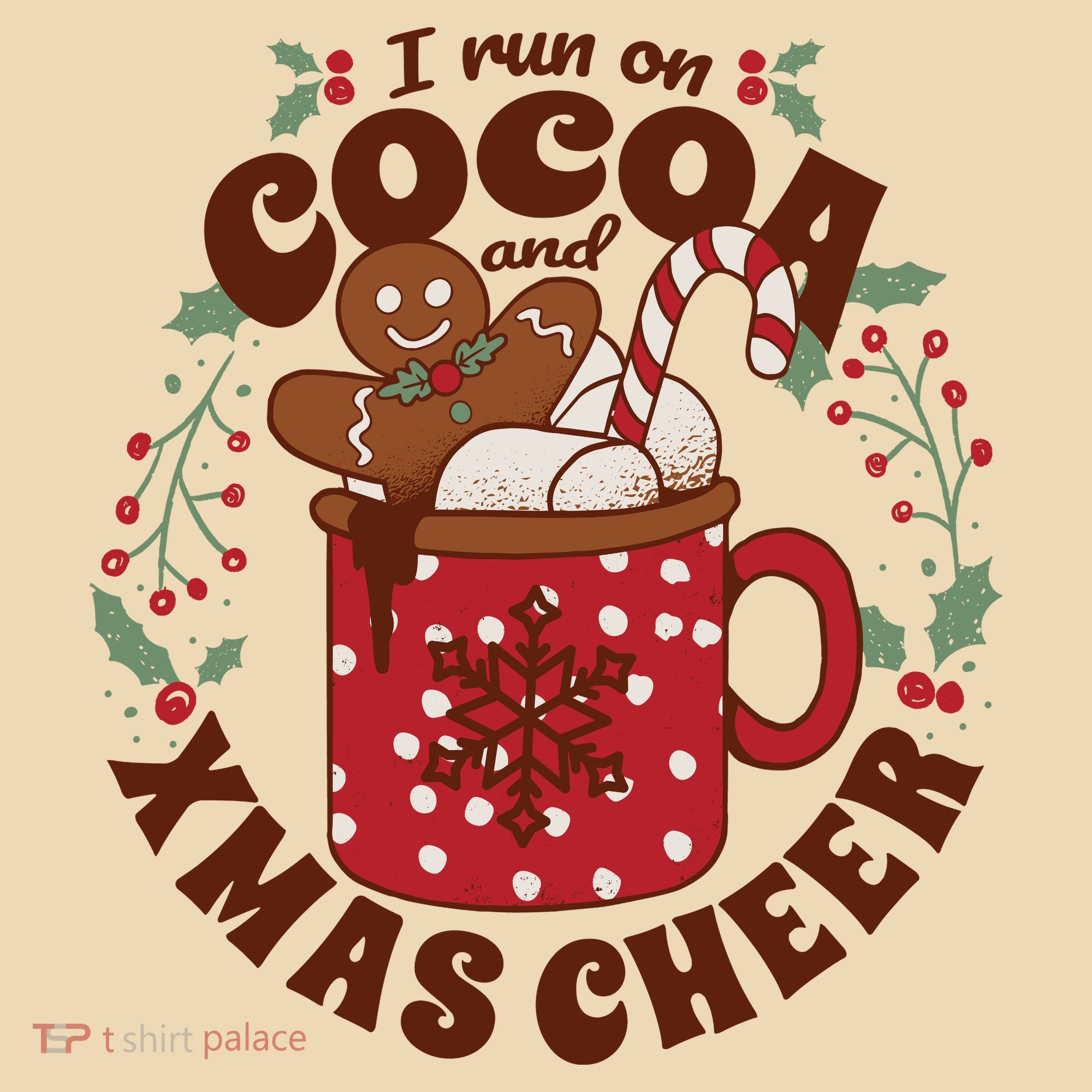 I Run On Cocoa And Xmas Cheer Holiday Christmas Tote Bag