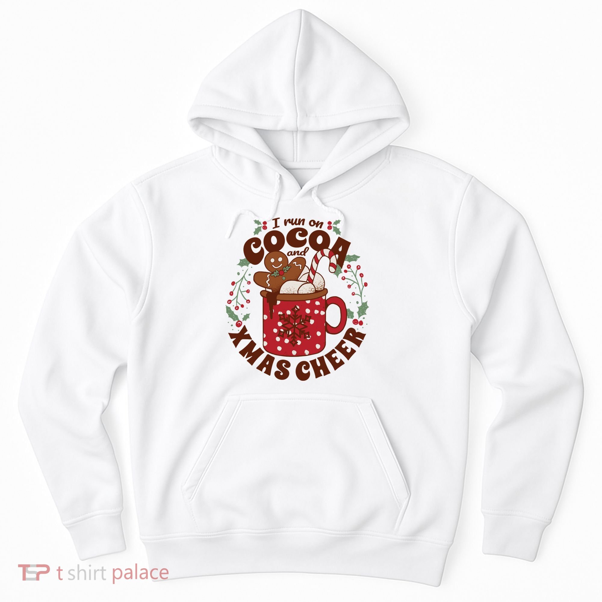 I Run On Cocoa And Xmas Cheer Holiday Christmas Hoodie