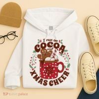 I Run On Cocoa And Xmas Cheer Holiday Christmas Hoodie thumb 4