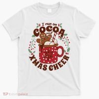 I Run On Cocoa And Xmas Cheer Holiday Christmas T-Shirt thumb 0