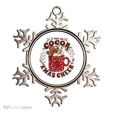 I Run On Cocoa And Xmas Cheer Holiday Christmas Ornament