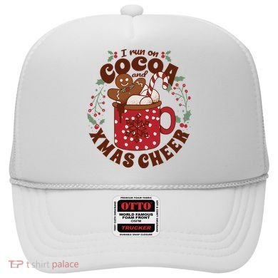 I Run On Cocoa And Xmas Cheer Holiday Christmas Hat
