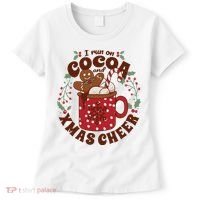 I Run On Cocoa And Xmas Cheer Holiday Christmas Women's T-Shirt thumb 0