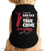 I Run On Bari Sax And True Crime Baritone Saxophonist Doggie Tank thumb 0