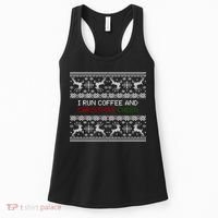 I Run On Coffee And Christmas Cheer Women's Tank Top thumb 0
