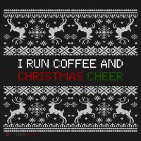 I Run On Coffee And Christmas Cheer Women's Long Sleeve Shirt thumb 2