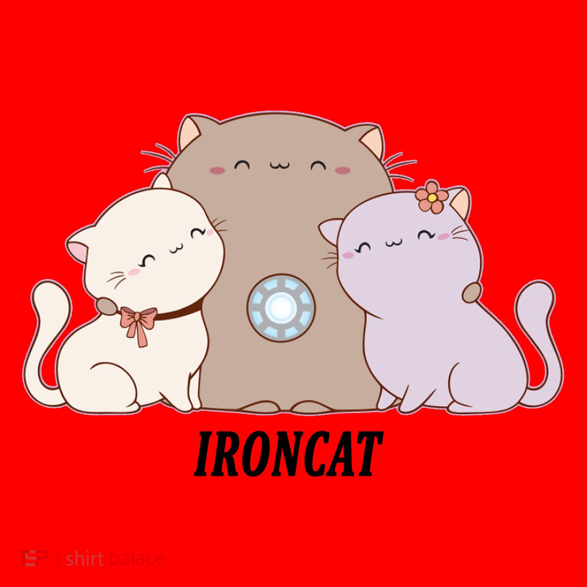 Iron Cat Family Santa Hat